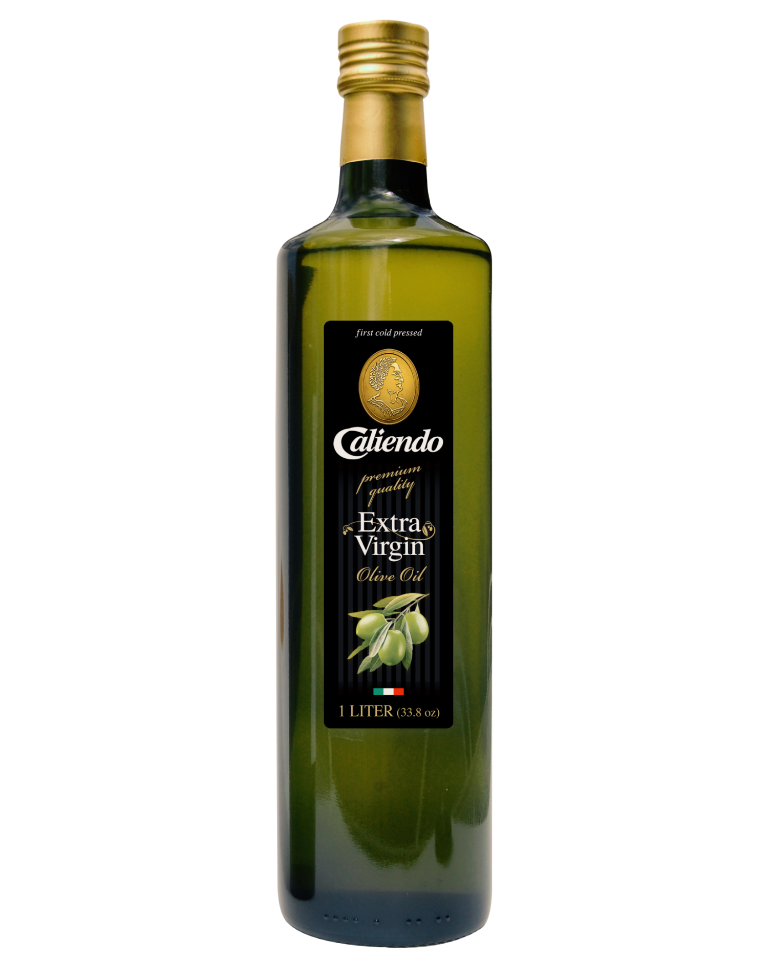 Caliendo Premium Extra Virgin Olive Oil 1L Glass Bottle